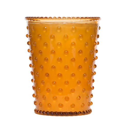 Simpatico Pumpkin & Clove Hobnail Glass Candles by K. Hall Studio