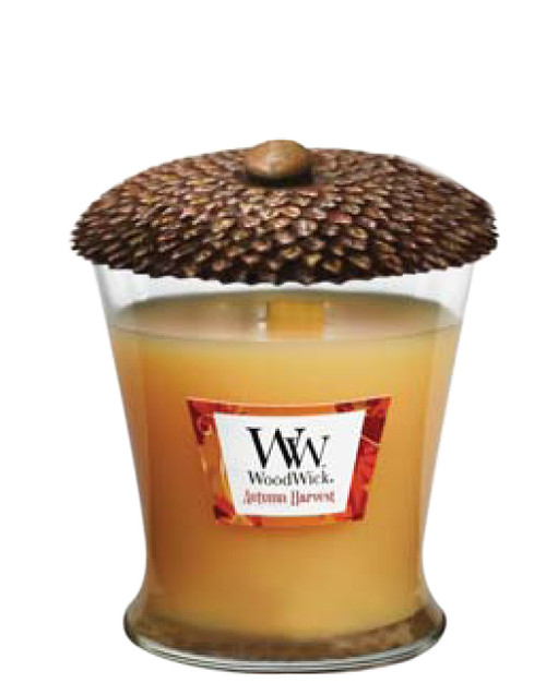WoodWick Candles Autumn Harvest 6 oz. Acorn Lid