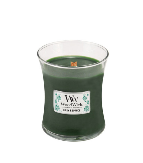 WoodWick Candles Holly & Spruce 10 oz. Jar Candle