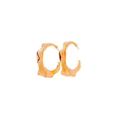 Gold Swagy Earrings - UNO de 50