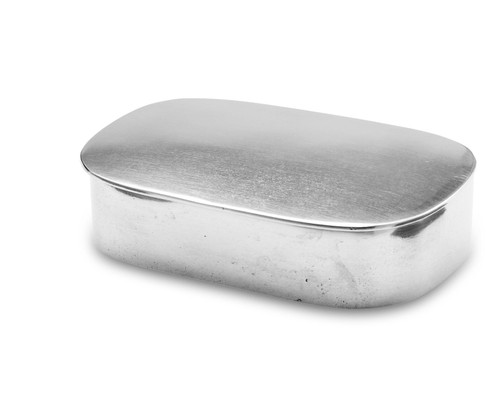 Simple Covered Box by Match Pewter