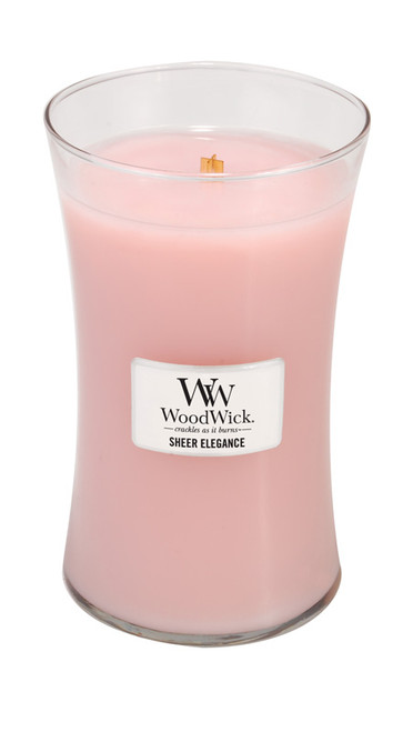 WoodWick Candles Sheer Elegance 22 oz. Jar Candle