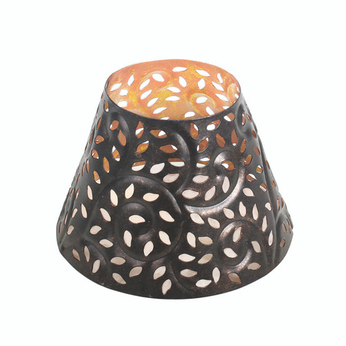 WoodWick Candles Glowing Leaf Shade for 10 oz.  Jar Candle