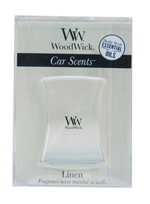 WoodWick Candles Linen Car Scent