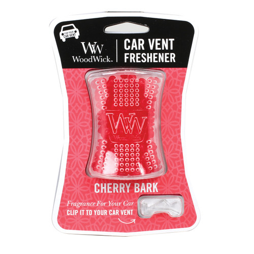 WoodWick Candles Cherry Bark Car Vent Freshener