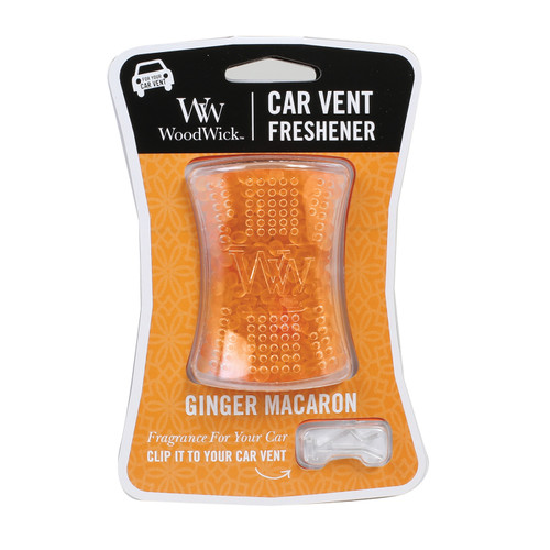 WoodWick Candles Ginger Macaron Car Vent Freshener