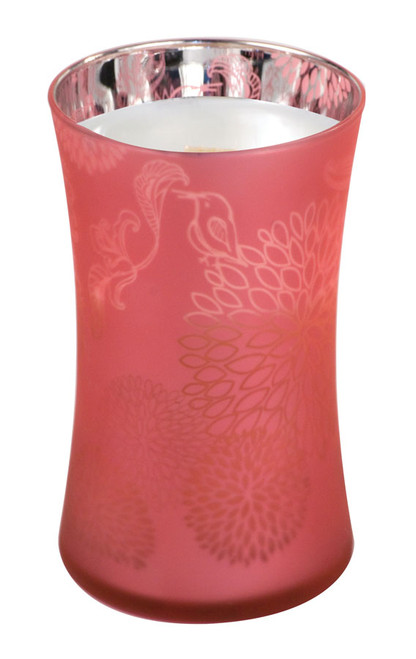 WoodWick Candles Enchanted Peony 22 oz. Dancing Glass