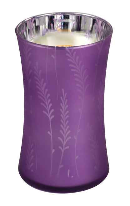 WoodWick Candles Serene Lavender 22 oz. Dancing Glass