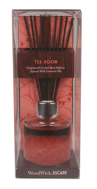 WoodWick Candles Tea Room Escape Crystal Reed Diffuser