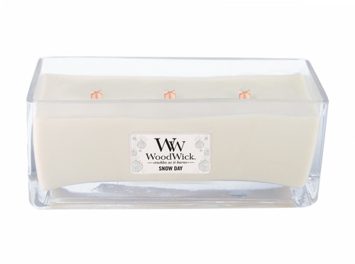 WoodWick Candles Snow Day Rectangle Lux Glass