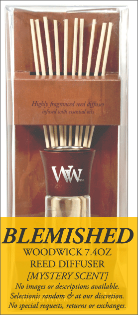 WoodWick Candles BLEMISHED - 7.4 oz. Reed Diffuser [Mystery Scent]