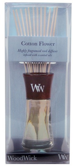 WoodWick Candles Cotton Flower 7.4 oz. Reed Diffuser