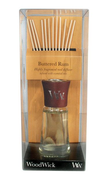 WoodWick Candles Buttered Rum 7.4 oz. Reed Diffuser