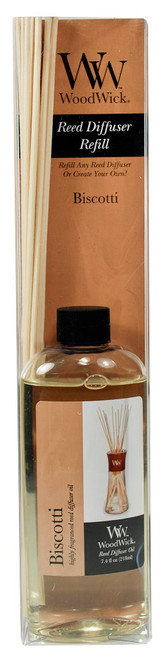 WoodWick Candles Biscotti 7.4 oz. Reed Diffuser REFILL