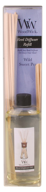 WoodWick Candles Wild Sweet Pea 7.4 oz. Reed Diffuser REFILL