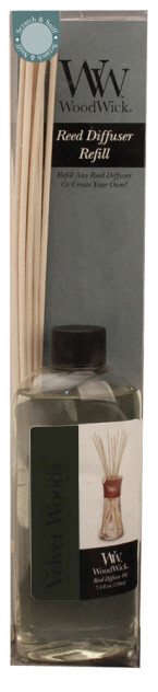 WoodWick Candles Velvet Woods 7.4 oz. Reed Diffuser REFILL
