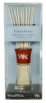 WoodWick Candles Cotton Flower 2 oz. Reed Diffuser