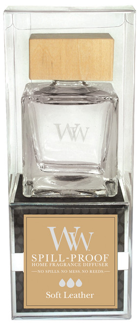 WoodWick Candles Soft Leather Spill-Proof Home Fragrance Diffuser