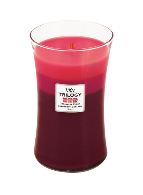 WoodWick Candles Jingle All The Way Trilogy 22 oz. Jar Candle