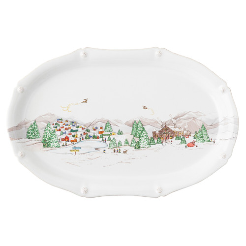 Berry & Thread North Pole 17" Platter by Juliska