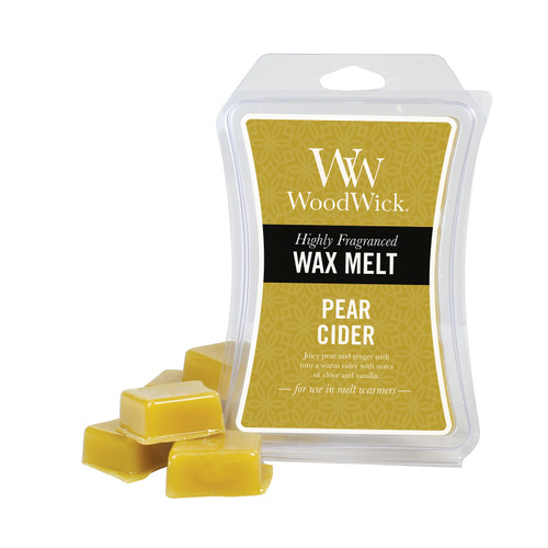 WoodWick Candles Pear Cider 3 oz. Hourglass Wax Melt