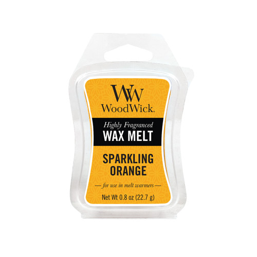 WoodWick Candles Sparkling Orange 0.8 oz. Mini Hourglass Wax Melt