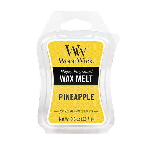 WoodWick Candles Pineapple 0.8 oz. Mini Hourglass Wax Melt