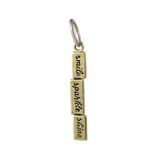 Little Meditations Smile Sparkle Shine Charm by Waxing Poetic