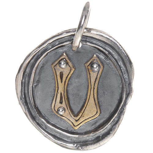 Letter "U" Rivet Charm by Waxing Poetic