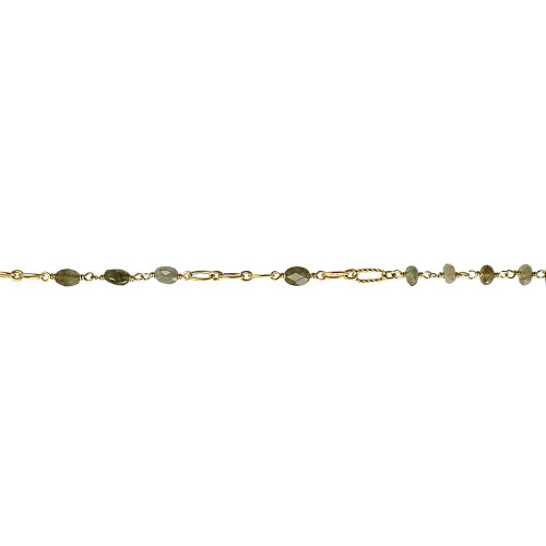 32" Labradorite Verdi Chain by Waxing Poetic (Special Order)