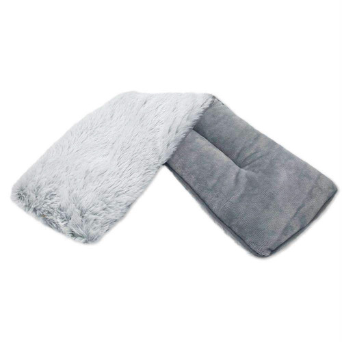 Warmies Heatable & Lavender Scented Gray Marshmallow Spa Plush Wrap