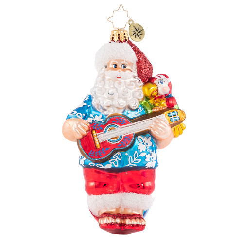 Strummin' His Four String Ornament by Christopher Radko