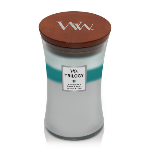 Icy Wonderland Trilogy Large Hourglass Candle