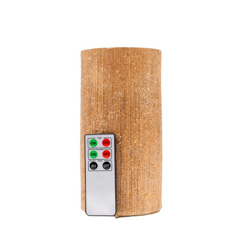 Water Wick Candle with Remote - Small - Solid Metallic Copper