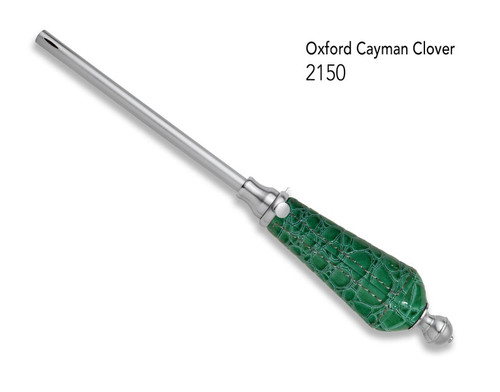 Oxford Spring Collection - Cayman Clover with Brushed Silver Refillable Lighter
