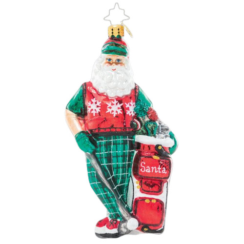 Christopher Radko 6-Inch Jolly Golfer Santa