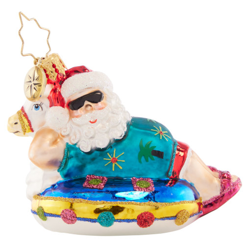 Christopher Radko 3-Inch Ho-Ho-Holiday In The Sun Gem