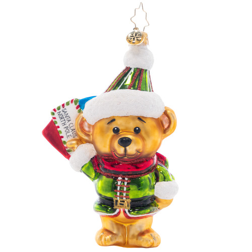 Christopher Radko 4.5-Inch Beary Good Helper