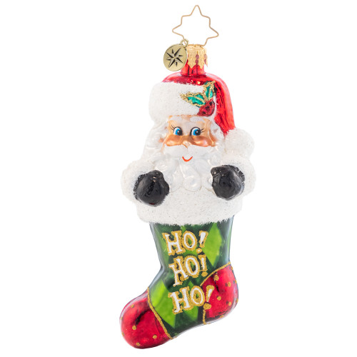 Christopher Radko 4.5-Inch Stocking Stuffed Santa