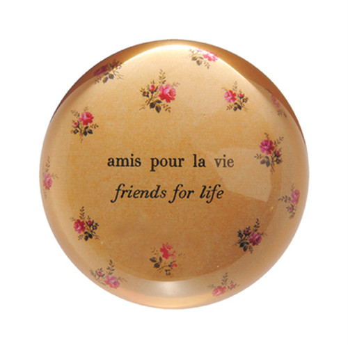 Amis Pour La Vie Paper Weight (Set of 2) by Sugarboo Designs