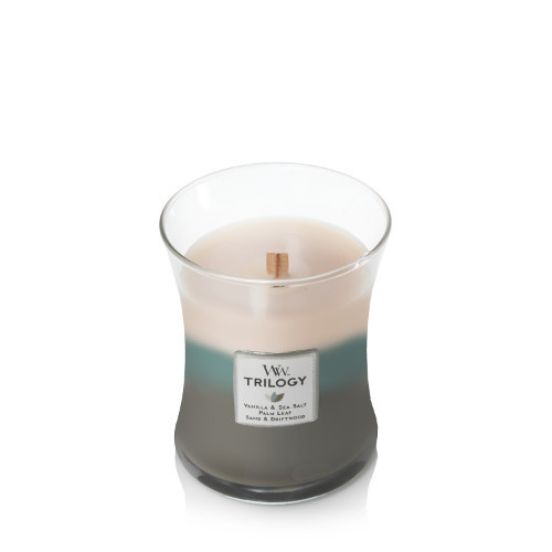 WoodWick Candles Ocean Breeze Trilogy 10 oz. Jar Candle