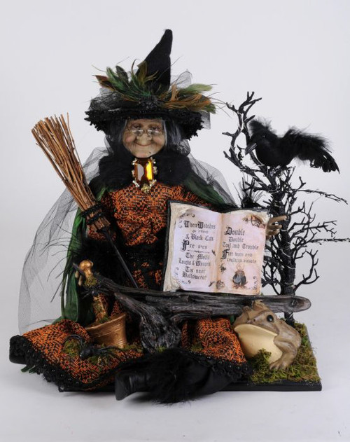 Lighted Sitting Edith Witch