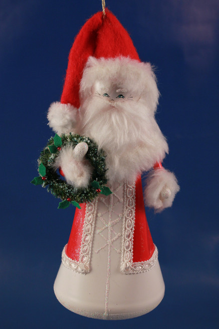 Santa with Garland Ornament