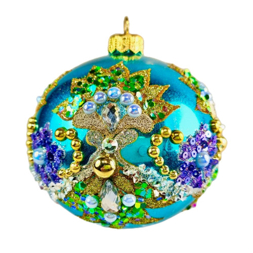 4" Winter Tapestry Ornament by HeARTfully Yours - Option 2