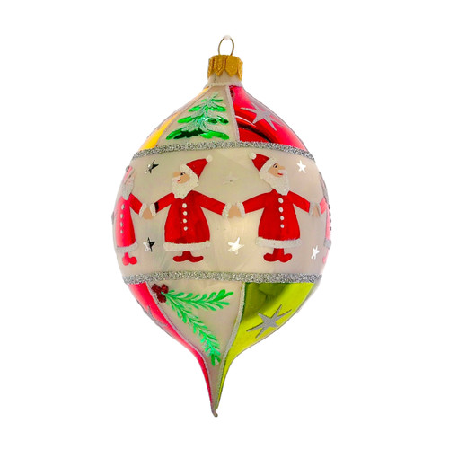 5.25" Santa Roundup  Ornament by HeARTfully Yours