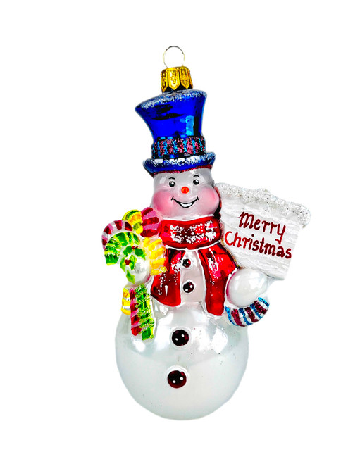 5" Snow Wisher Ornament by HeARTfully Yours
