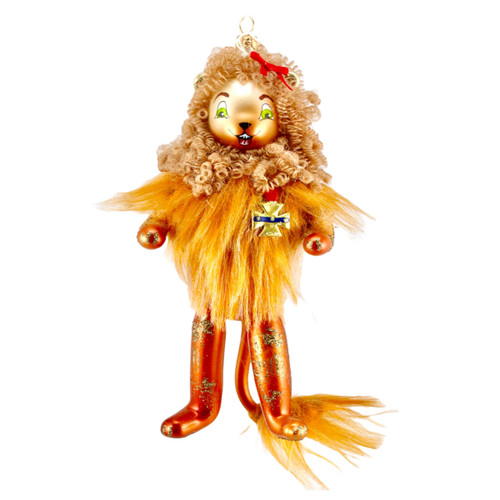 8" Cowardly Lion Ornament by HeARTfully Yours