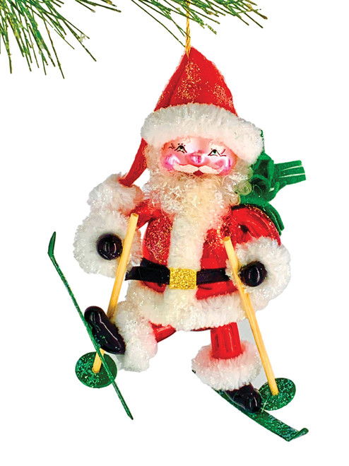 6" Luca's Fave Santa Ornament by HeARTfully Yours