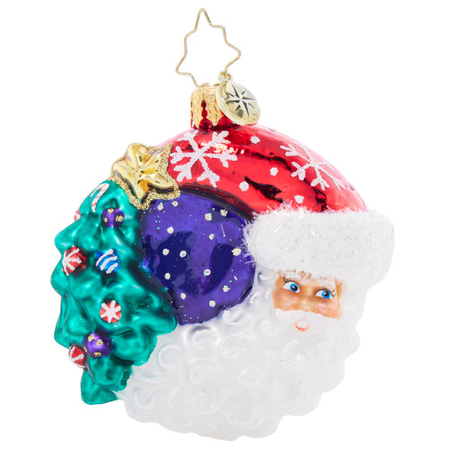 Christmas With A Grin Santa Gem by Christopher Radko