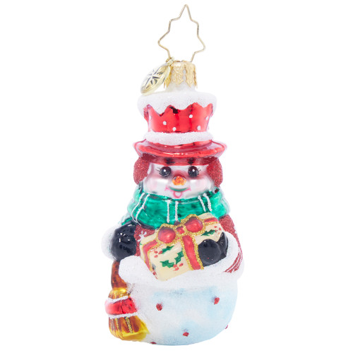 Christmas Joy Snowman Gem by Christopher Radko